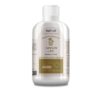 Kalpura Premium Ajwain Ark – Natural Digestive Relief for Gas, Bloating & Stomach Discomfort | Herbal Carom Seed Distillate | Supports Gut Health | Sugar-Free – [ 500ml ]