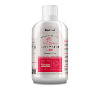 Kalpura Premium Rose Water – 100% Pure Steam Distilled Gulab Jal | Natural Skin Toner, Cleanser & Face Mist | Edible Grade for Internal Cooling | Alcohol-Free – [ 500ml ]