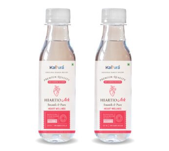Kalpura Premium Heartio Ark – Advanced Ayurvedic Heart Care Tonic | Supports Healthy Cholesterol & Blood Pressure | Natural Cardiac Wellness Supplement | Sugar-Free – [ 400ml ]