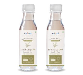Kalpura Premium Bhringraj Ark – Ayurvedic Oral Distillate for Hair Health & Liver Support | Promotes Hair Growth & Controls Greying | Natural Liver Detox | Sugar-Free – [400ml ]