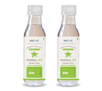 Kalpura Premium Pudina Ark – Pure Mint Distillate for Instant Gas & Acidity Relief | Natural Cooling Digestive Tonic | Soothes Stomach Pain & Nausea | Sugar-Free – [ 400ml ]