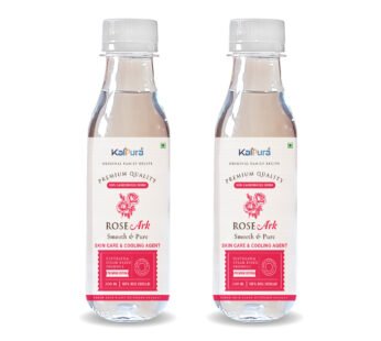 Kalpura Premium Rose Ark – Premium Edible Rose Distillate (Gulab Ark) | Natural Cooling Tonic for Acidity & Body Heat | Supports Skin Glow & Mental Calm | Sugar-Free – [400ml ]