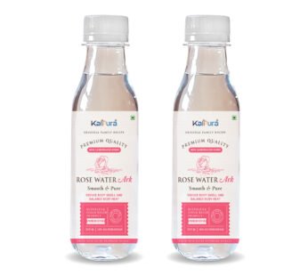 Kalpura Premium Rose Water – 100% Pure Steam Distilled Gulab Jal | Natural Skin Toner, Cleanser & Face Mist | Edible Grade for Internal Cooling | Alcohol-Free – [ 400ml ]