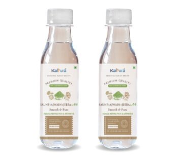 Kalpura Premium Saunf – Ajwain – Jeera (Kala) Ark – 3-in-1 Ayurvedic Digestive Tonic | Relieves Gas, Acidity & Bloating | Natural Metabolism Booster | Sugar-Free – [ 400ml ]