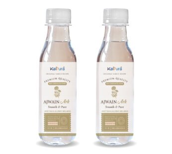 Kalpura Premium Ajwain Ark – Natural Digestive Relief for Gas, Bloating & Stomach Discomfort | Herbal Carom Seed Distillate | Supports Gut Health | Sugar-Free – [ 400ml ]