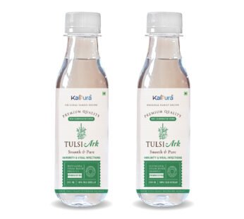 Kalpura Premium Tulsi Ark – Pure Holy Basil Distillate for Immunity & Respiratory Health | Natural Relief for Cough, Cold & Sore Throat | Stress Relief & Detox | Sugar-Free – [400ml ]