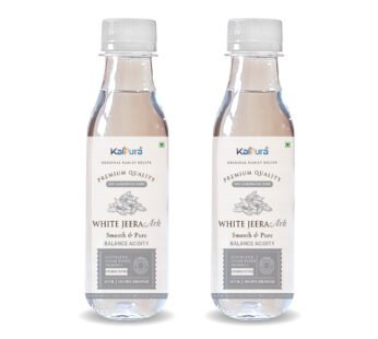 Kalpura Premium White Jeera Ark – Pure White Cumin Distillate for Digestion & Acidity | Natural Gas Relief & Metabolism Booster | Stomach Cooling Tonic | Sugar-Free – [ 400ml ]
