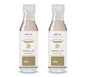 Kalpura Premium Dhania Ark – Pure Coriander Distillate for Digestion & Urinary Health | Natural Cooling & Detox Drink | Supports Healthy Thyroid Function | Sugar-Free – [ 400ml ]